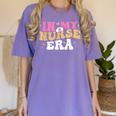 In My Nurse Era Nursing School Graduation Women Women's Comfort Colors T-Shirt Violet