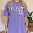 Nurse Est 2022 Rn Nursing School Graduation Graduate Women's Comfort Colors T-Shirt Violet
