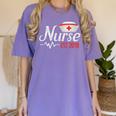 Nurse Nursing School Graduation Est 2018 Shirt Women's Comfort Colors T-Shirt Violet