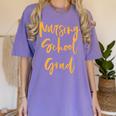 Nurse Pinning Ceremony Nursing School Graduation Shirts Women's Comfort Colors T-Shirt Violet