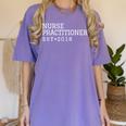 Nurse Practitioner 2018 Graduation Idea Women's Comfort Colors T-Shirt Violet
