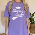 Nursing Graduate Grad 2019 Nurses Graduation Women's Comfort Colors T-Shirt Violet