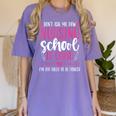 Nursing School Graduate Nurse Graduation Party Women's Comfort Colors T-Shirt Violet