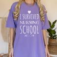 NursIng School Graduation For Practitioner Women's Comfort Colors T-Shirt Violet