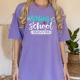 Nursing School Survivor RN Grad Nurse Graduation Student Women's Comfort Colors T-Shirt Violet