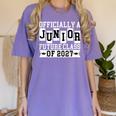 Officially a Junior Future Class Of 2027 Senior Graduation Women's Comfort Colors T-Shirt Violet