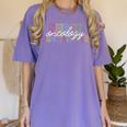 Oncology Nurse Practitioner For Graduation New Job Christmas Women's Comfort Colors T-Shirt Violet