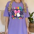 Peace Out 2nd Grade Graduation Last Day School Second Grade Women's Comfort Colors T-Shirt Violet