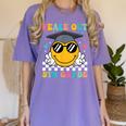 Peace Out 5th Grade Graduation Last Day Of School Women's Comfort Colors T-Shirt Violet