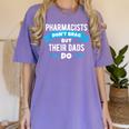 Pharmacy Graduation Pharmacist Pharmd Parent Grad Dad Brag Women's Comfort Colors T-Shirt Violet