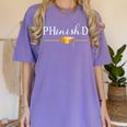 PhD Doctorate Graduation For PhD Student Graduate Degree Women's Comfort Colors T-Shirt Violet