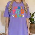 In My Phd Era Groovy Phd Graduation Future Doctor Women's Comfort Colors T-Shirt Violet