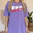 PHD Nailed It Graduation Doctorate Graduate Women's Comfort Colors T-Shirt Violet