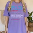 PhD PHD Student Definition Sarcastic Graduation Women's Comfort Colors T-Shirt Violet