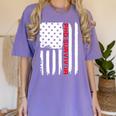 PhD Survivor Graduation American Flag Shirt Degree Tee Women Kids Men Women's Comfort Colors T-Shirt Violet