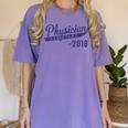 Physician Assistant Graduation Est 2018 Shirt Women's Comfort Colors T-Shirt Violet