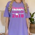 Pink Respiratory Therapist Class Of 2018 Graduation T Shirt Women's Comfort Colors T-Shirt Violet