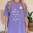 Police Academy Graduation She Believed She Could So She Did Women's Comfort Colors T-Shirt Violet