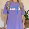 Powerlifting Senior 2025 Class Of 2025 Graduation Party 23 Women's Comfort Colors T-Shirt Violet