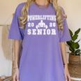 Powerlifting Senior Night Powerlifting 2026 Graduation 1 Women's Comfort Colors T-Shirt Violet