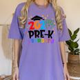 Pre-K Graduate 2025 Preschool Graduation Class Of 2025 Kids Women's Comfort Colors T-Shirt Violet