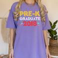 Pre-K Graduate Grad 2018 Graduation Shirt Women's Comfort Colors T-Shirt Violet