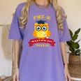 Pre-K Graduation 2018 Cute Owl Women's Comfort Colors T-Shirt Violet