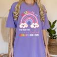 Pre k Graduation Class 2025 Graduate Pre-k Rainbow Girls Women's Comfort Colors T-Shirt Violet