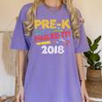 Pre-K Nailed It Class Of 2018 Graduation Women's Comfort Colors T-Shirt Violet