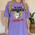 Pre K Nailed It Shirt 2019 Shark Graduation TShirt Women's Comfort Colors T-Shirt Violet