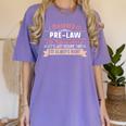 Pre-Law Major Student Shirt Graduation College Women's Comfort Colors T-Shirt Violet