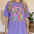 Pre School Graduation Idea Brother & Preschool Graduation Women's Comfort Colors T-Shirt Violet