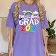 Preschool Graduation 2018 Last Day School Pre K Women's Comfort Colors T-Shirt Violet