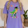 Preschool Graduation Class Of 2022 Graduate Dinosaur Kids Women's Comfort Colors T-Shirt Violet