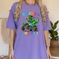 Preschool Graduation Monster Truck Dinosaur Boys Dino Tee Women's Comfort Colors T-Shirt Violet