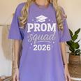 Prom Squad 2026 Graduation Friends Women's Comfort Colors T-Shirt Violet