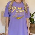 Prom Squad Graduation Class Of 2025 Party Women's Comfort Colors T-Shirt Violet
