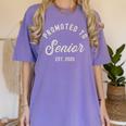 Promoted To Senior Est 2025 High School College Graduation Premium Women's Comfort Colors T-Shirt Violet