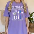 Proud Air Force Brother-In-Law US Air Force Graduation Women's Comfort Colors T-Shirt Violet