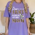 Proud Army National Guard Mom National Guard Graduation Women's Comfort Colors T-Shirt Violet