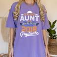Proud Aunt Of 2018 Graduate Shirt Graduation Grad Class Women's Comfort Colors T-Shirt Violet