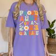 Proud Aunt Of A Class Of 2023 Graduated Graduation Women Women's Comfort Colors T-Shirt Violet