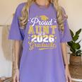 Proud Aunt Of a Class Of 2026 Graduate Senior Graduation Women's Comfort Colors T-Shirt Violet