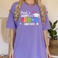 Proud Aunt Of A Pre-K 2025 Graduate Class Of 2025 Graduation Women's Comfort Colors T-Shirt Violet