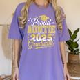 Proud Auntie Of A Class Of 2025 Graduate Senior Graduation Women's Comfort Colors T-Shirt Violet