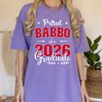 Proud Babbo Of a Class Of 2026 Graduate For Graduation Women's Comfort Colors T-Shirt Violet