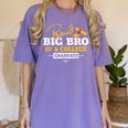Proud Big Bro Of a College Graduate Graduation Grad Women's Comfort Colors T-Shirt Violet