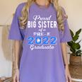 Proud Big Sister Of Pre K School Graduate 2022 Graduation Women's Comfort Colors T-Shirt Violet