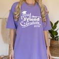 Proud Boyfriend Of A Graduate 2019 Family Graduation Shirts Women's Comfort Colors T-Shirt Violet