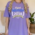Proud Brother Of 2018 Graduate Shirt Graduation Grad Women's Comfort Colors T-Shirt Violet